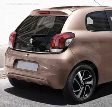 shumee PEUGEOT 108 - KROMIRANA obroba za pokrov prtljažnika