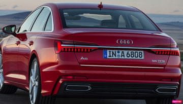 shumee Audi A6 C8 Limuzina Kromirana obloga za prtljažna vrata