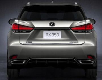 shumee LEXUS RX450h 2015+ Kromirana obloga prtljažnih vrat