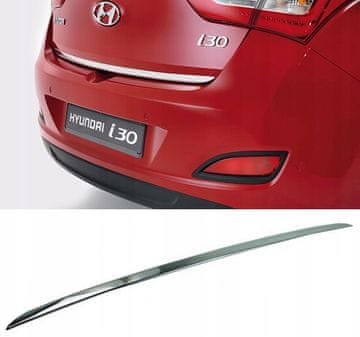 shumee Hyundai i30 II GD - KROMIRANA ZAŠČITA Kromirana vrata prtljažnika