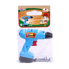 shumee IGRAČA VRTALNIK REALISTIČNI ZAMENLJIVI SVEDRI GRADBENIŠKO ORODJE 4418