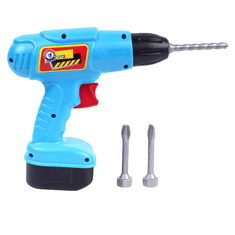 shumee IGRAČA VRTALNIK REALISTIČNI ZAMENLJIVI SVEDRI GRADBENIŠKO ORODJE 4418