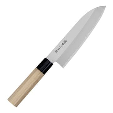 shumee Satake Yoshimitsu Santoku nož iz nerjavečega jekla 17 cm