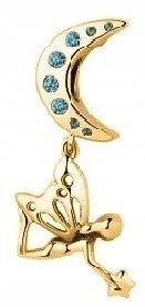 shumee Zlati obeski Viseči vilinski vilinec Vilinska čarovnica čarovnica SREBRO 925