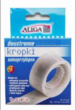 shumee dvostranske samolepilne pike, prozorne 10,5 mm PSD-3488