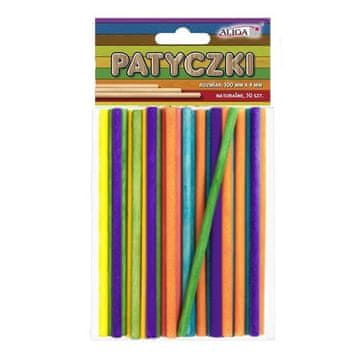 shumee palčke mešanice barv, pakiranje 50 kosov, 100x4 mm PK-0135