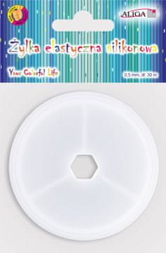 shumee silikonska elastična vrvica 0,5 mm, dolžina 30 m DA-9938
