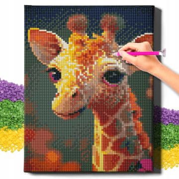 shumee 5D DIAMANTNO VEZENJE z OKVIRJEM Diamantna slika Mozaik za otroke Oh Art!