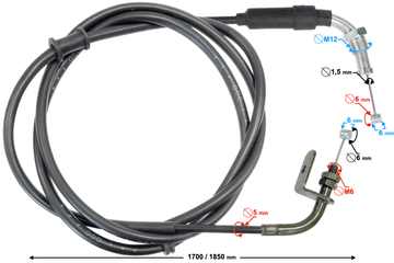shumee Povratni kabel za plin VOGE SR125