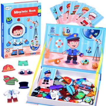 shumee Magnetna knjiga sestavljank PROFESSIONS 59 kosov ZA3765