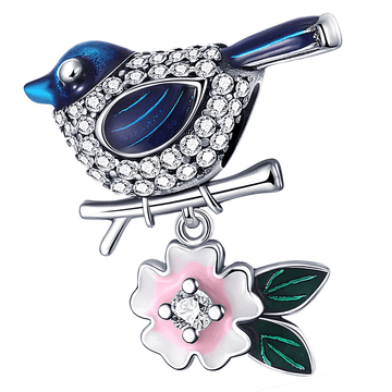 shumee Obeski za Pandora obesek Obeski Srebro 925 Trusky Bird