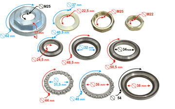shumee Nosilec sedežne opore za skuter B-Max (komplet)