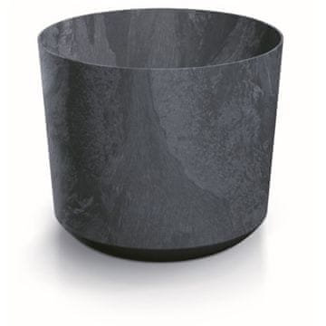 shumee Cvetlični lonček TUBO BETON, antraciten učinek, 12,8 cm