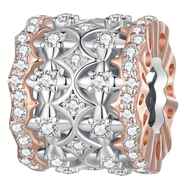 shumee Obeski za Pandora obesek Obeski Rožnato zlato Pave Srebro 925 Trusky Obeski