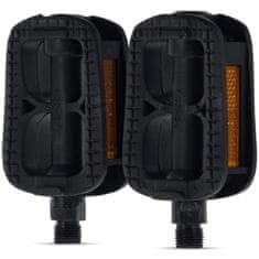 shumee Pedala za kolo s platformo MTB City 20 palcev, lahka plastika, črna