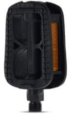 shumee Pedala za kolo s platformo MTB City 20 palcev, lahka plastika, črna