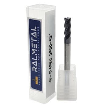 shumee Radialni rezkar iz karbidne trdine Fi4 x R0,5 x 50 mm - 45 HRC