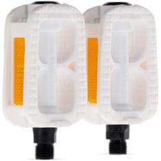 shumee Pedala za kolo s platformo MTB City 20 palcev, lahka plastika, bela