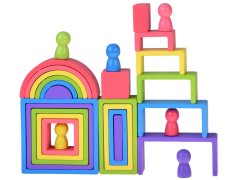 shumee Lesena sestavljanka Montessori - koščki različnih oblik ZA5859