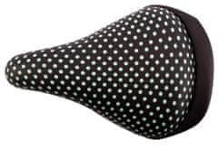 shumee Mehak otroški sedež za kolo, črn z mint pikami