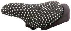 shumee Mehak otroški sedež za kolo, črn z mint pikami