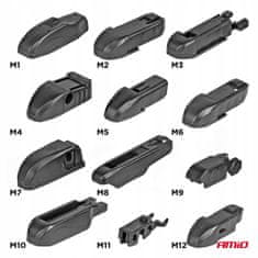 AMIO AUDI A6 C6 ALLROAD AVANT METLICE BRISALCEV 550x550 SET
