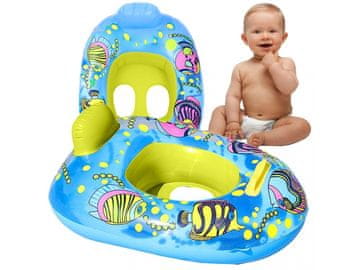 shumee Napihljiv čoln z motivom rib - mešanica barv 748622