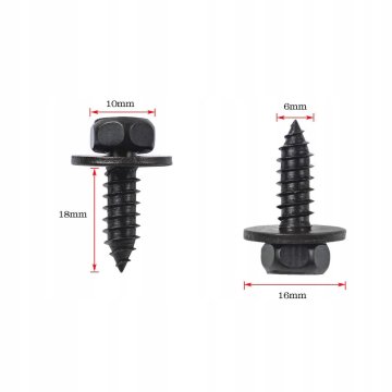 shumee 1x VIJAČNA PRITRDILNA SPONKA VIJAK POKROVA TOYOTA