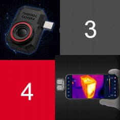 Habotest MINI TERMOVIZIJA ANDROID APLIKACIJA USB-C ZA TABLIČNI TELEFON -15 +600