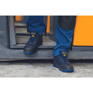Cerva WADE MF ESD S1P SRC nizki čevlji črno/modri 41