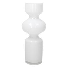 Andrea Fontebasso Vaza Wetube h35cm / bela / steklo