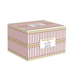 Andrea Fontebasso Lonček Graffiti 360ml / rdeče črte / porcelan