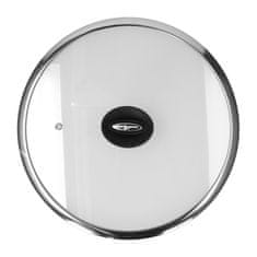 Andrea Fontebasso Pokrov Luxury Design 28cm / steklo, inox
