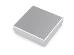 Škatlica za nakit 11x11 cm - srebrna