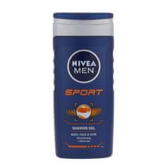 Nivea Men Sport gel za prhanje za telo in obraz 250 ml za moške