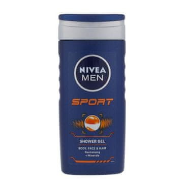 Nivea Men Sport gel za prhanje za telo in obraz za moške