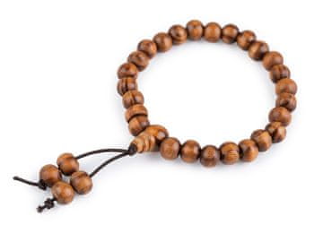 Lesena zapestnica Japa Mala - rjava naravna