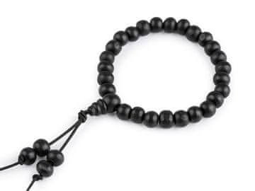 Lesena zapestnica Japa Mala - črna