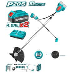 Total One-Stop Tools Akumulatorska kosilnica za travo P20S/IND (TSTLI202521)
