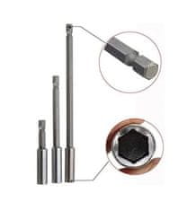 Beast Defense Set magnetnih podaljškov HEX za vijačnike 50 100 in 150mm