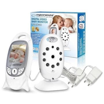 Esperanza Baby Monitor otroška varuška z nočno video kamero in 2.0″ LCD zaslonom do 260m