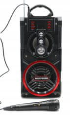 Bass Polska FM USB Karaoke zvočnik Bluetooth 90W + daljinec