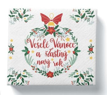 BOŽIČNI PRTIČKI VESELI BOŽIČ 3PLY 33X33CM