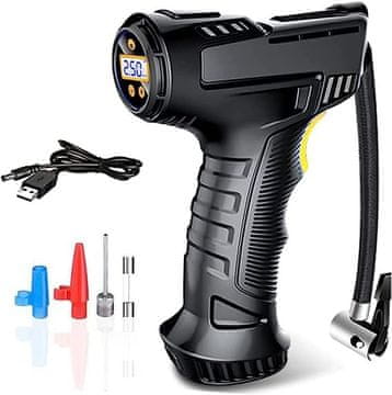 aptel 120W LED akumulatorski prenosni kompresor z LCD do 20L/min