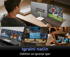 Blackview DCM6 dvojni zaslon / monitor za prenosnik, 35 cm (14), Full HD, 60Hz, IPS, črni