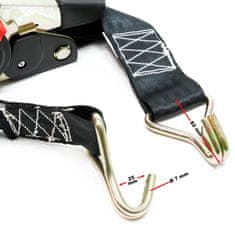 Wiltec Avtomatski zložljiv 50mm povezovalni trak – gurtna 3m