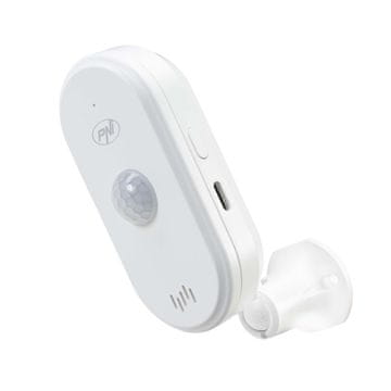 PNI SafeHouse HS401 PIR senzor gibanja z Wi-Fi, združljiv z aplikacijo Tuya
