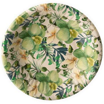 Papstar Globok papirnati krožnik "Tropic" 19 cm 50 kosov.