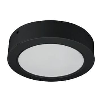 shumee LED stropna svetilka za kopalnico 18W 2v1, nadgradna/vgradna, okrogla, črna, IP54 DPM