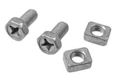 shumee Komplet vijakov za objemke akumulatorja Tec, M6x12 mm, z maticami 11x9 mm